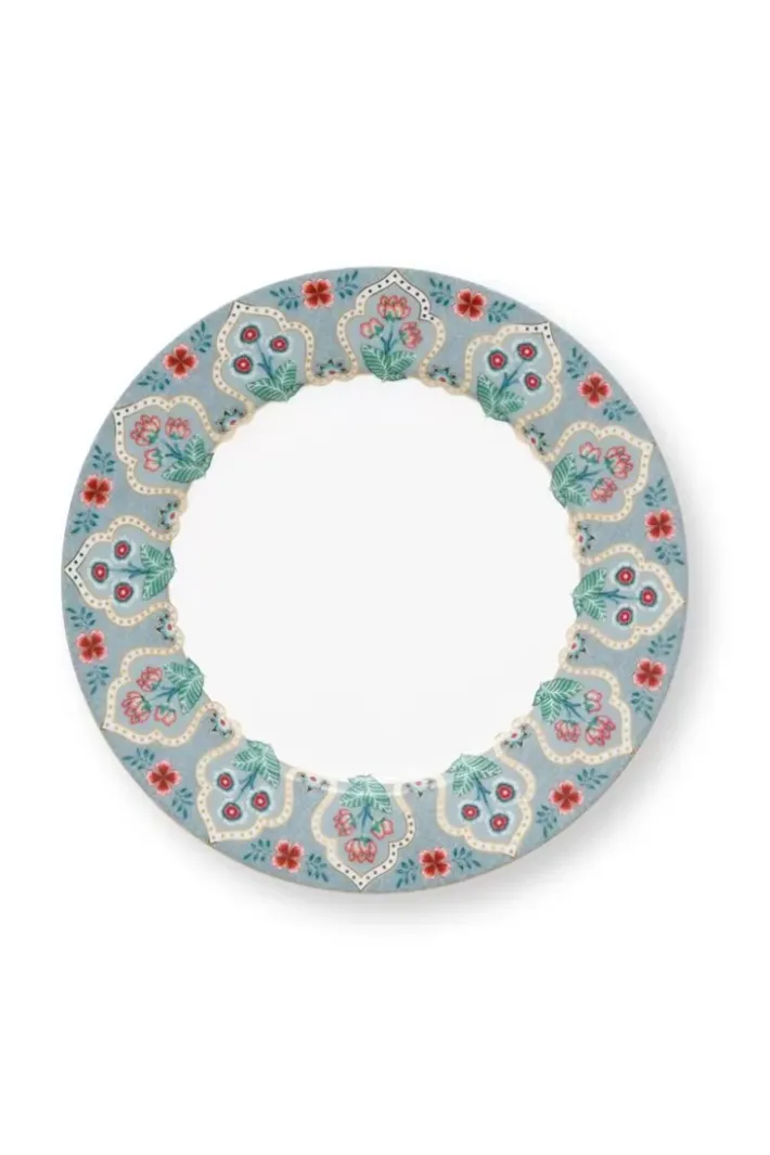 Clearance Pip Studio Flower Festival Frühstücksteller Hell 21 Cm Blau