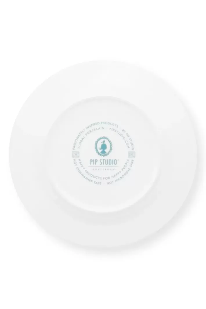 Clearance Pip Studio Flower Festival Frühstücksteller Hell 21 Cm Blau