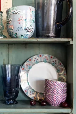 Outlet Pip Studio Flower Festival Fruhstuck Set/3 Hell Blau