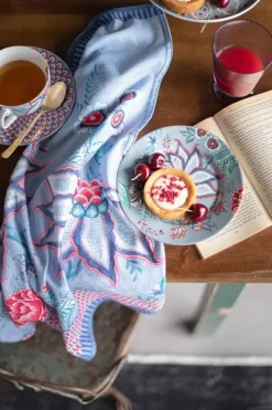 Discount Pip Studio Flower Festival Gebäckteller Hell 17 Cm Blau