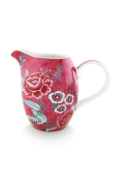 Clearance Pip Studio Flower Festival Kanne Gross Dunkel Rosa