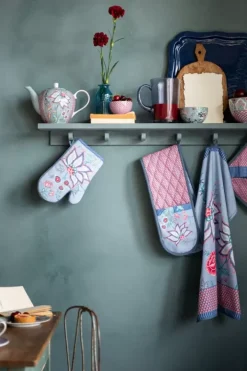 Online Pip Studio Flower Festival Ofenhandschuh Blau