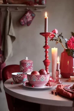 Best Pip Studio Flower Festival Schale Dunkel 18 Cm Rosa