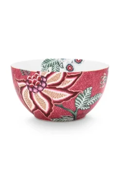 Clearance Pip Studio Flower Festival Schale Dunkel 15 Cm Rosa