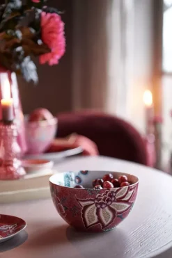 Clearance Pip Studio Flower Festival Schale Dunkel 15 Cm Rosa