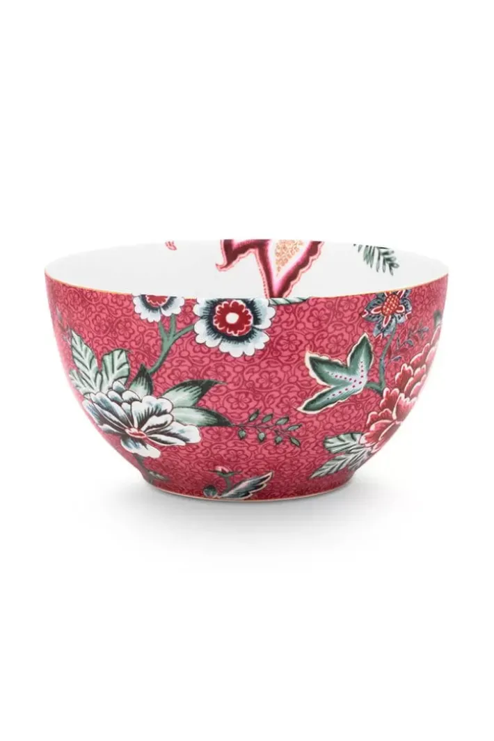 Clearance Pip Studio Flower Festival Schale Dunkel 15 Cm Rosa