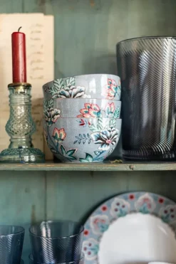 Discount Pip Studio Flower Festival Schale Hell 12 Cm Blau