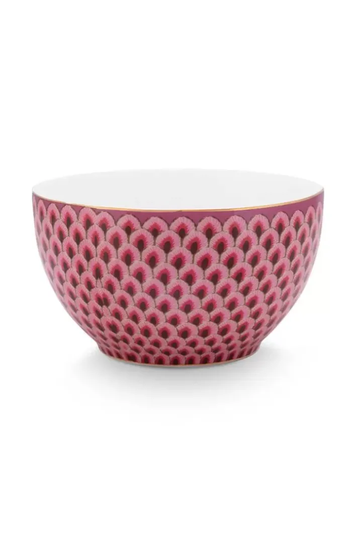 Clearance Pip Studio Flower Festival Schale Rot/Dunkel 9.5 Cm Rosa