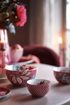 Clearance Pip Studio Flower Festival Schale Rot/Dunkel 9.5 Cm Rosa