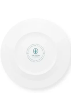 Clearance Pip Studio Flower Festival Set/4 Essteller Rot/Hell 26.5Cm Blau