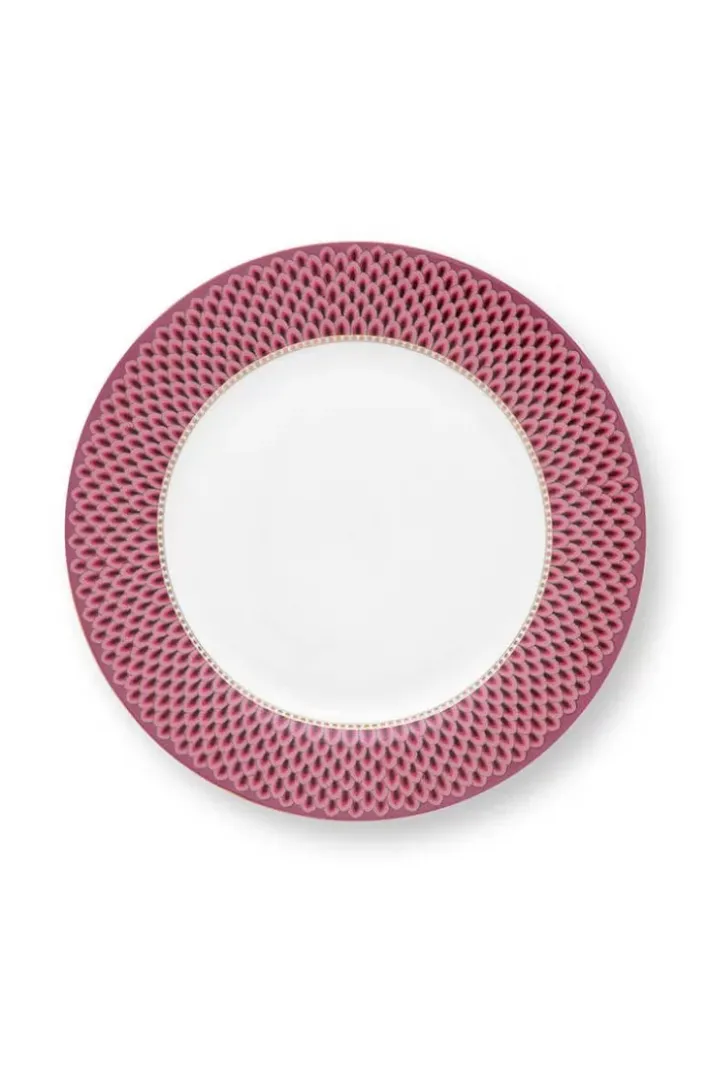 Online Pip Studio Flower Festival Set/4 Essteller Dunkel 26.5Cm Rosa