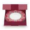 Discount Pip Studio Flower Festival Set/4 Frühstücksteller Dunkel 21Cm Rosa