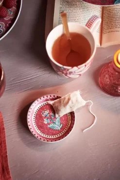 Hot Pip Studio Flower Festival Set/2 Tassen Gross Dunkel Rosa