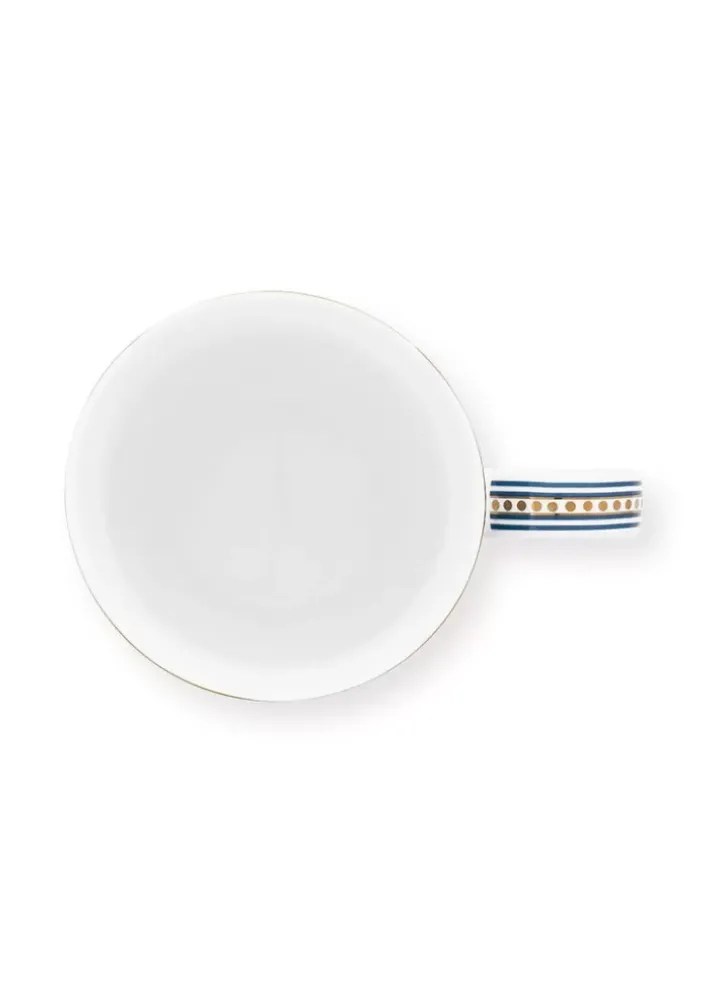 New Pip Studio Flower Festival Tasse Gross Deco Hell Blau