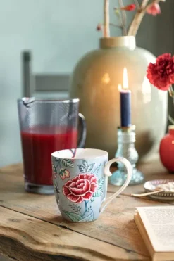 Online Pip Studio Flower Festival Tasse Gross Hell Blau