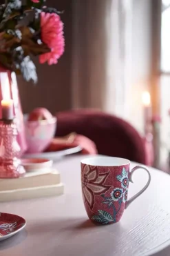 Sale Pip Studio Flower Festival Tasse Gross Dunkel Rosa