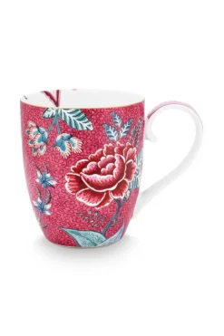 Clearance Pip Studio Flower Festival Tasse Xl Dunkel Rosa