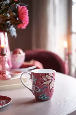 Clearance Pip Studio Flower Festival Tasse Xl Dunkel Rosa