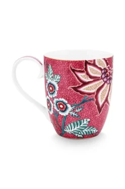 Clearance Pip Studio Flower Festival Tasse Xl Dunkel Rosa