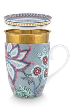 Best Pip Studio Flower Festival Tee Fur Einen Blue Blau