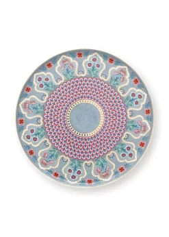 Pip Studio Flower Festival Tortenteller Klein Herz Hell Blau