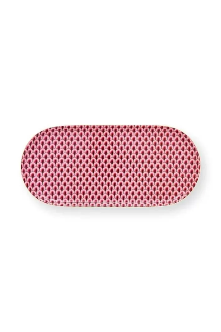 Online Pip Studio Flower Festival Zucker- Und Milchschale Dunkel Rosa