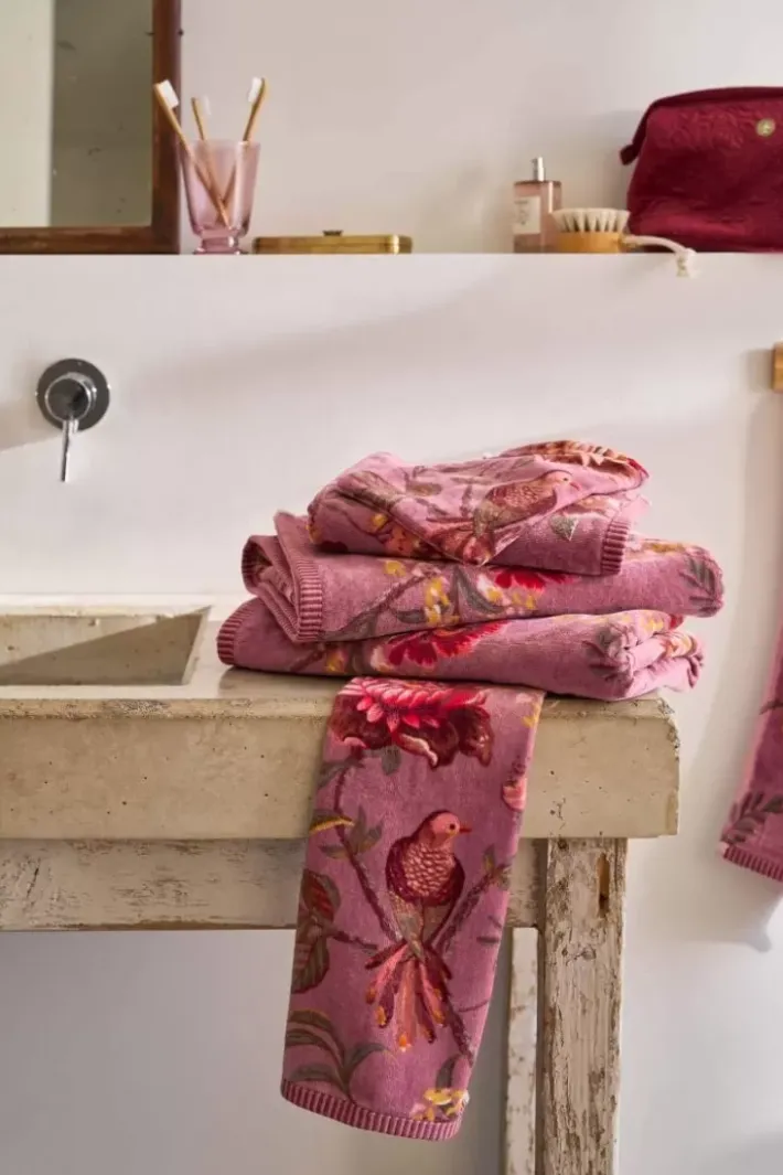 Discount Pip Studio Gastehandtuch Set/3 Secret Garden Mauve 30X50Cm Violett