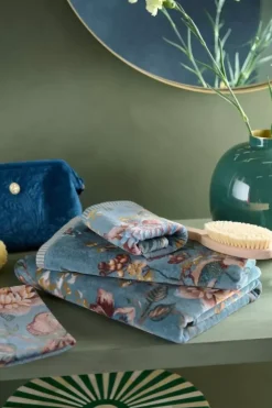 Sale Pip Studio Gastehandtuch Set/3 Secret Garden 30X50Cm Blau