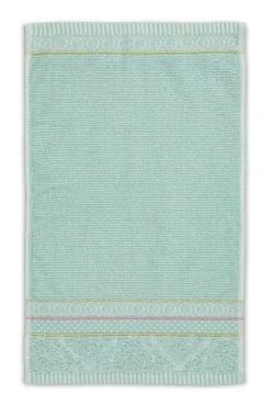 Hot Pip Studio Gastehandtuch Set/3 Soft Zellige 30X50 Cm Blau