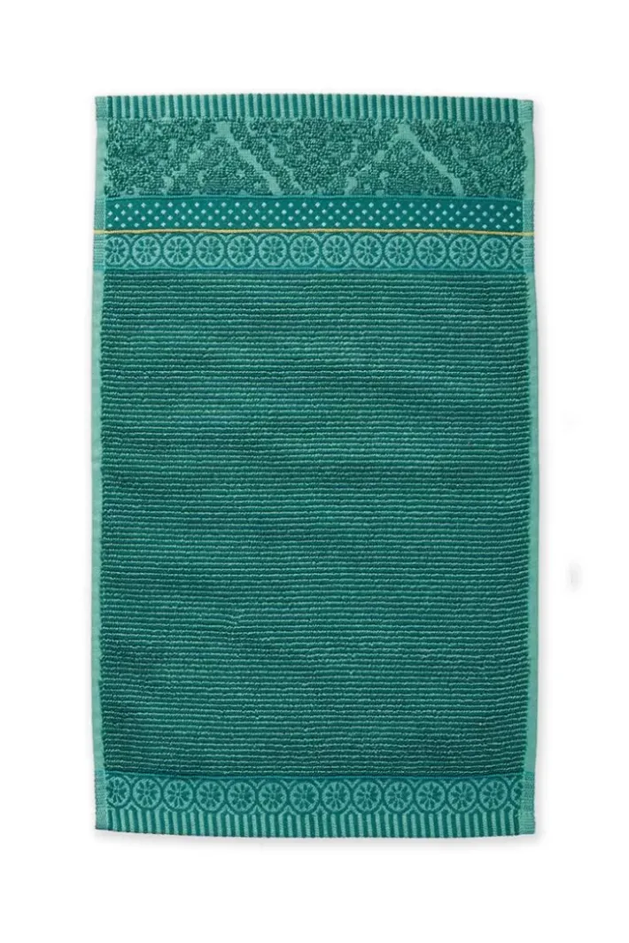 Hot Pip Studio Gastehandtuch Set/3 Soft Zellige 30X50 Cm Grun