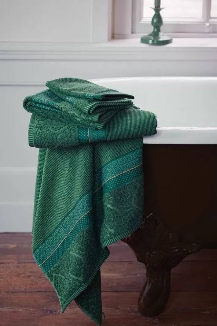 Hot Pip Studio Grose Handtuch Soft Zellige 70X140 Cm Grun