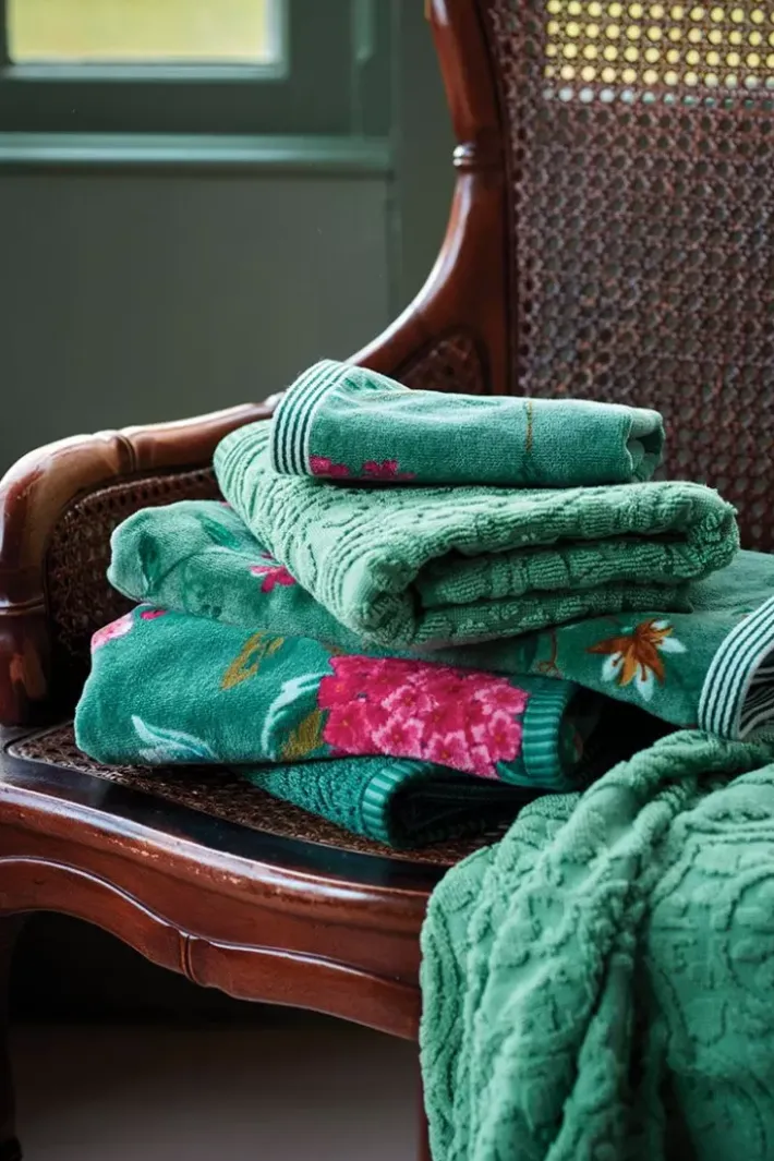 New Pip Studio Grose Handtuch Tile De Pip 70X140 Cm Grun