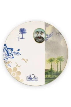 Outlet Pip Studio Heritage Frühstücksteller Palme Weis 20 Cm