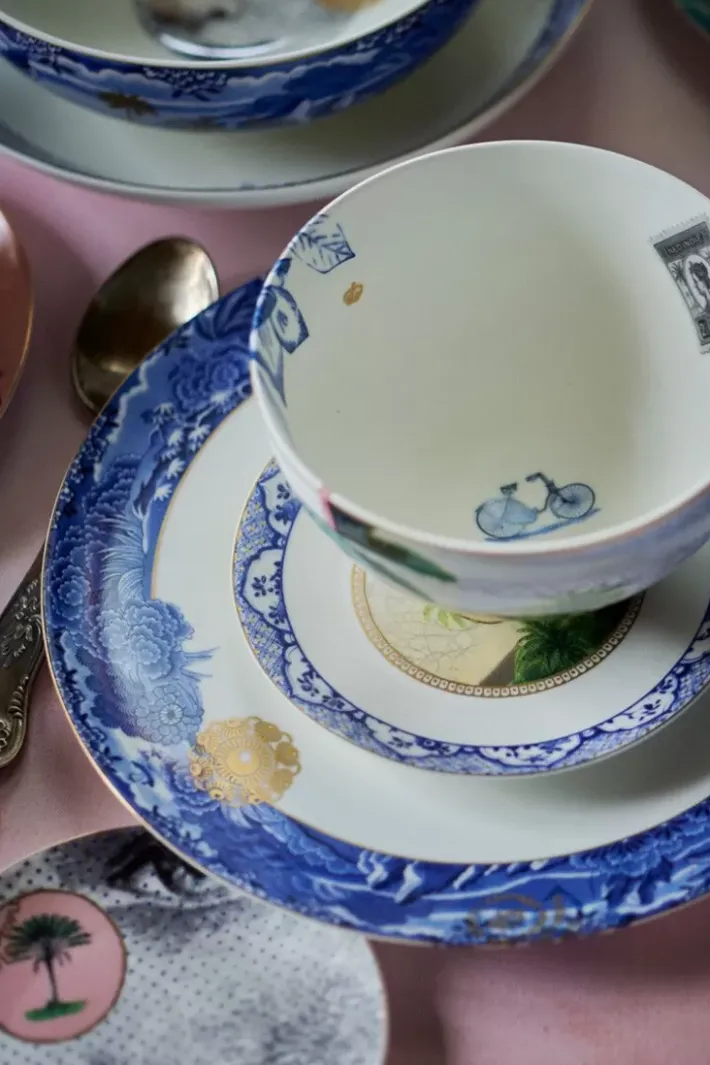 Outlet Pip Studio Heritage Petit Four Gesicht Schwarz/Weis 12 Cm