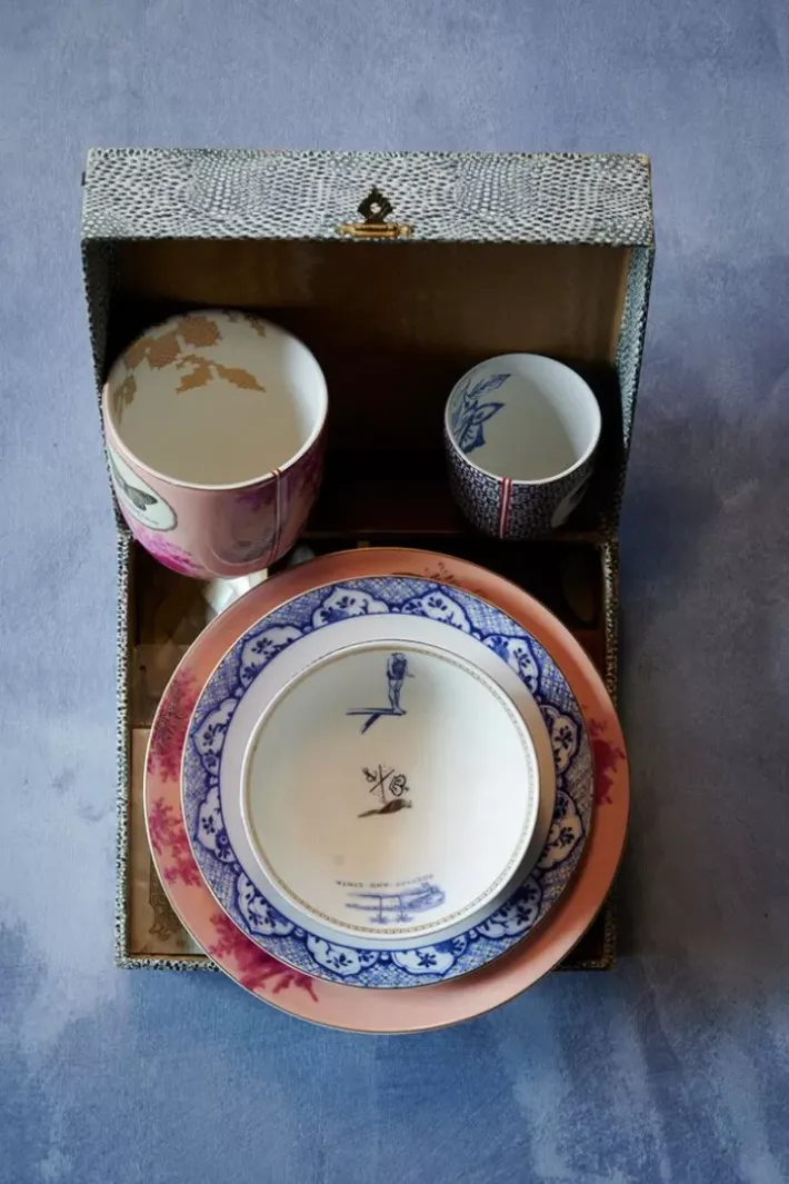 Outlet Pip Studio Heritage Tasse Large Bemalt Rosa