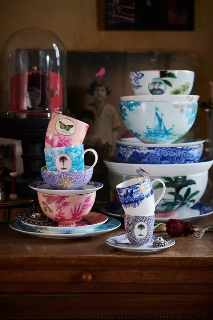 Outlet Pip Studio Heritage Tasse Large Bemalt Rosa