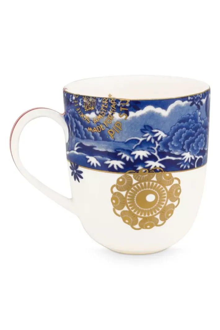 Discount Pip Studio Heritage Tasse Small Grenze Blau