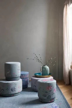 Sale Pip Studio Hocker Large Fleur Grandeur Grun