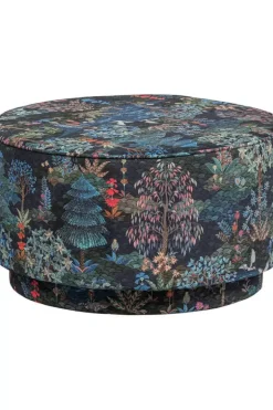 New Pip Studio Hocker Large Pip Garden Dunkelblau