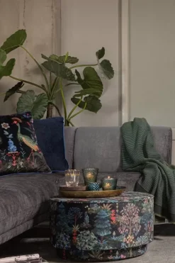 New Pip Studio Hocker Large Pip Garden Dunkelblau