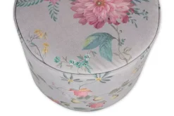 Hot Pip Studio Hocker Medium Fleur Grandeur Khaki