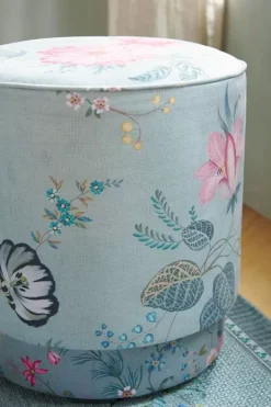 Outlet Pip Studio Hocker Medium Fleur Grandeur Grun