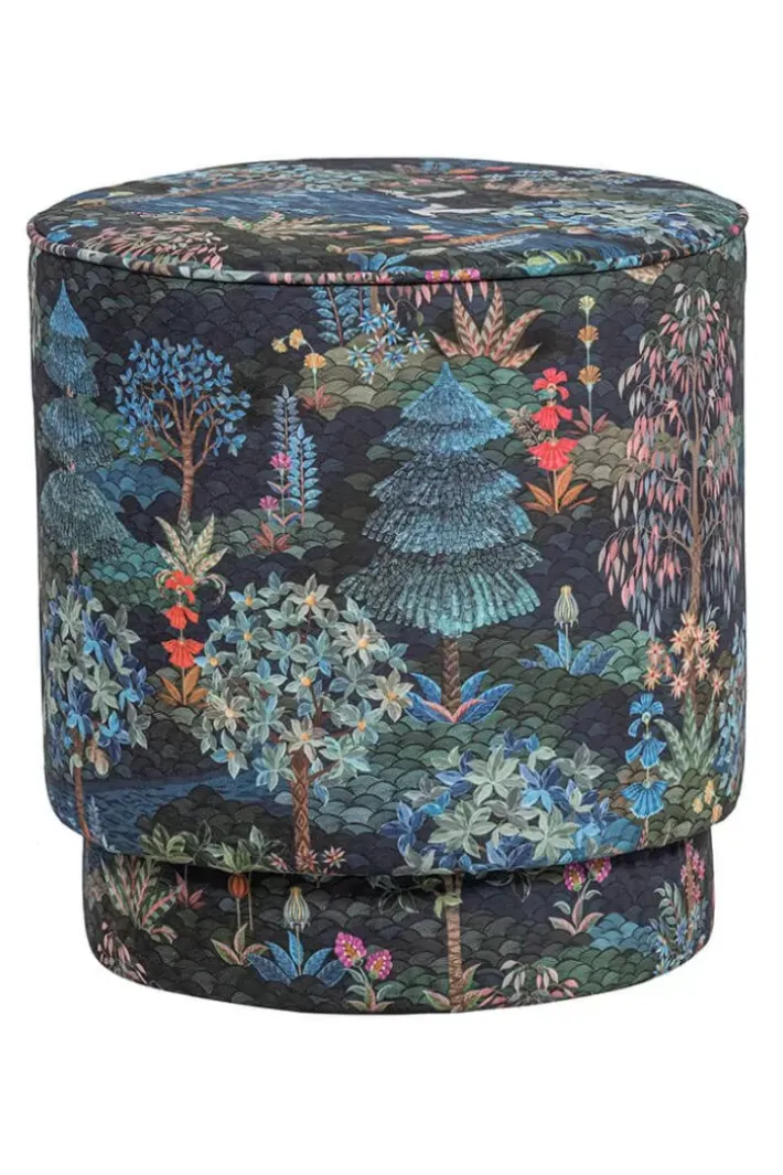 Clearance Pip Studio Hocker Medium Pip Garden Dunkelblau