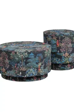 Clearance Pip Studio Hocker Medium Pip Garden Dunkelblau