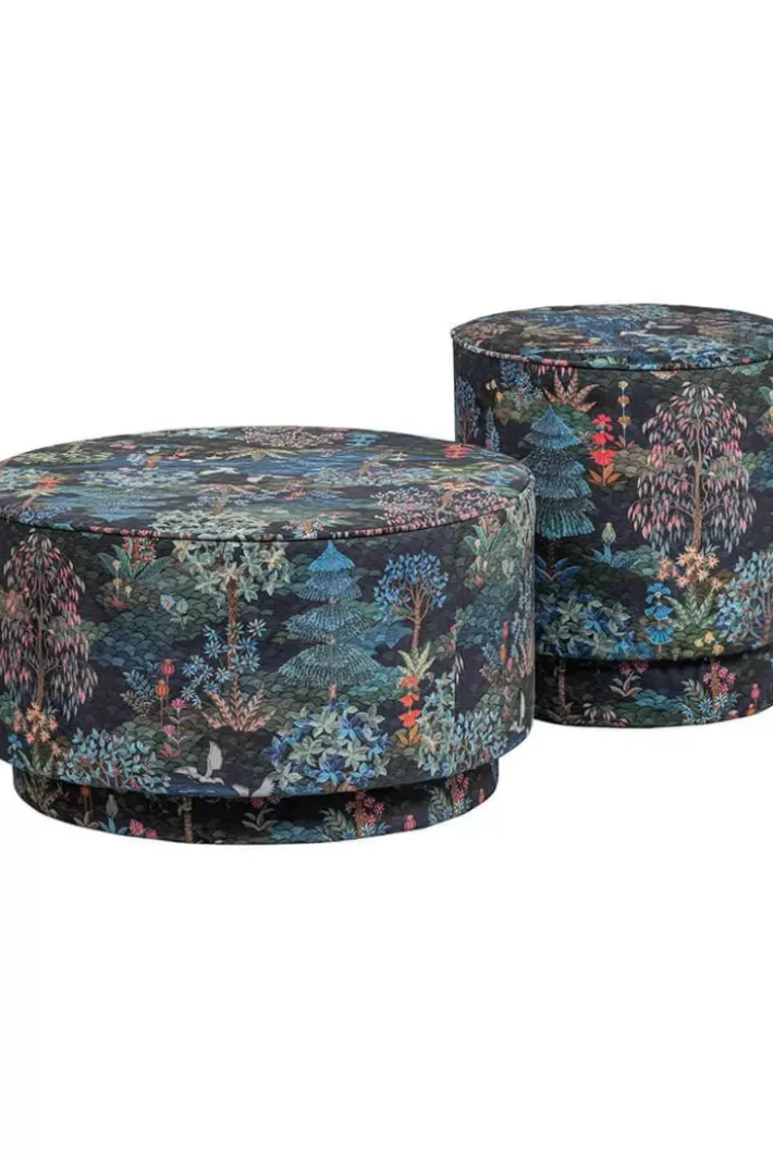 Clearance Pip Studio Hocker Medium Pip Garden Dunkelblau