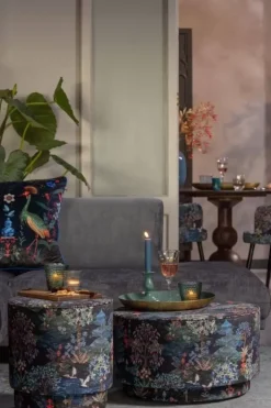 Clearance Pip Studio Hocker Medium Pip Garden Dunkelblau