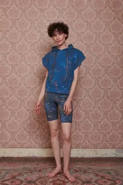 Sale Pip Studio Hoodie Kurze Armel Isola Blau