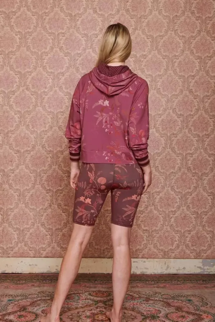 Online Pip Studio Hoodie Lange Armel Isola Rosa
