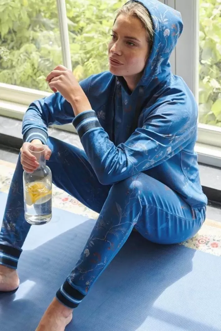 Outlet Pip Studio Hoodie Lange Armel Isola Blau