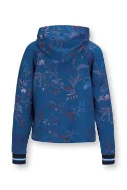 Outlet Pip Studio Hoodie Lange Armel Isola Blau